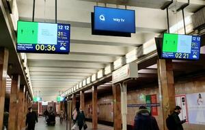 На каждой станции Киевского метрополитена установят не менее 12 дисплеев