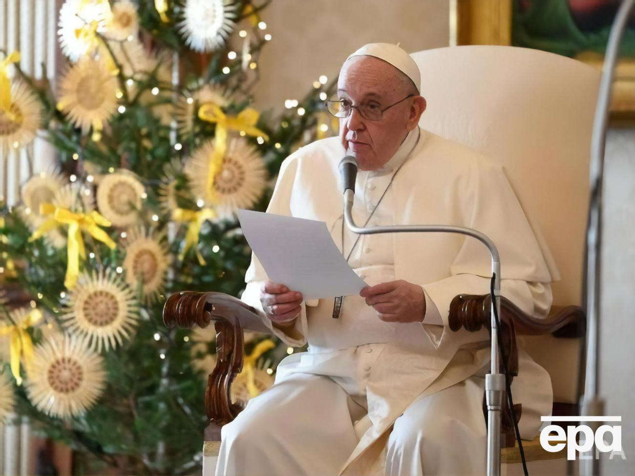 Папа Франциск проведе молитву "Ангел Господній" 1 січня