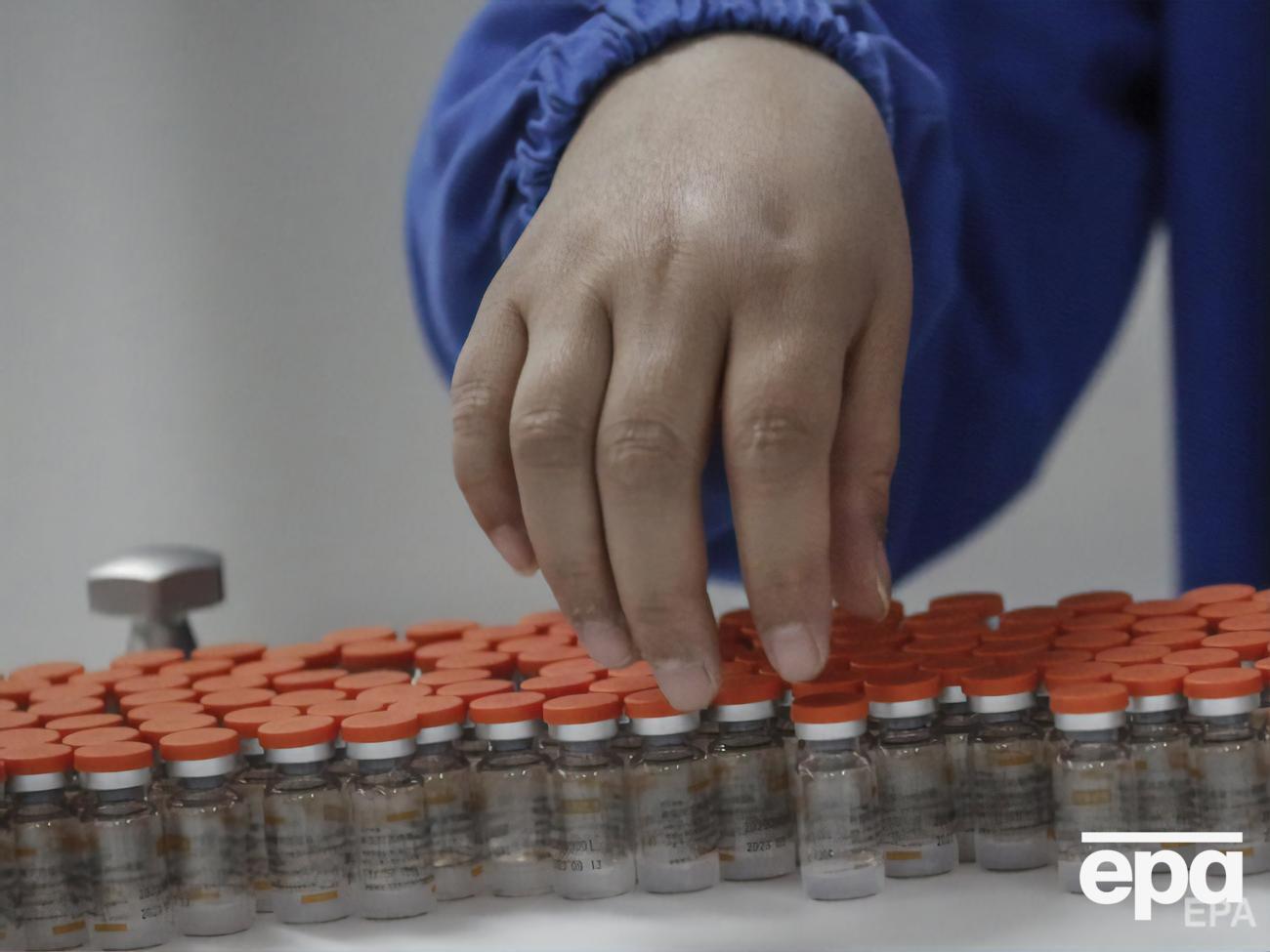 Міністерство охорони здоров'я повідомило про придбання партії китайської вакцини проти коронавірусу