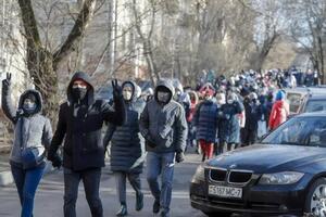 Сегодня в Минске снова проходили акции протеста