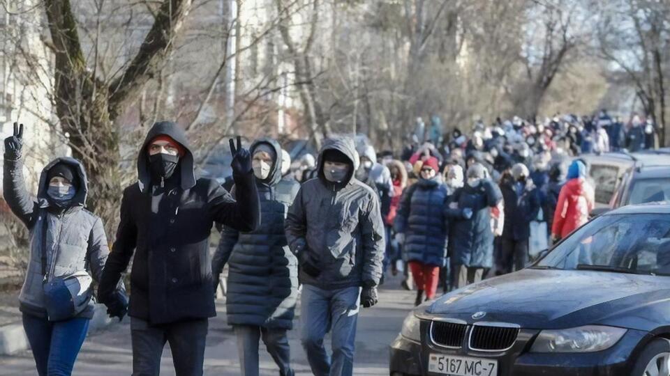 Сегодня в Минске снова проходили акции протеста
