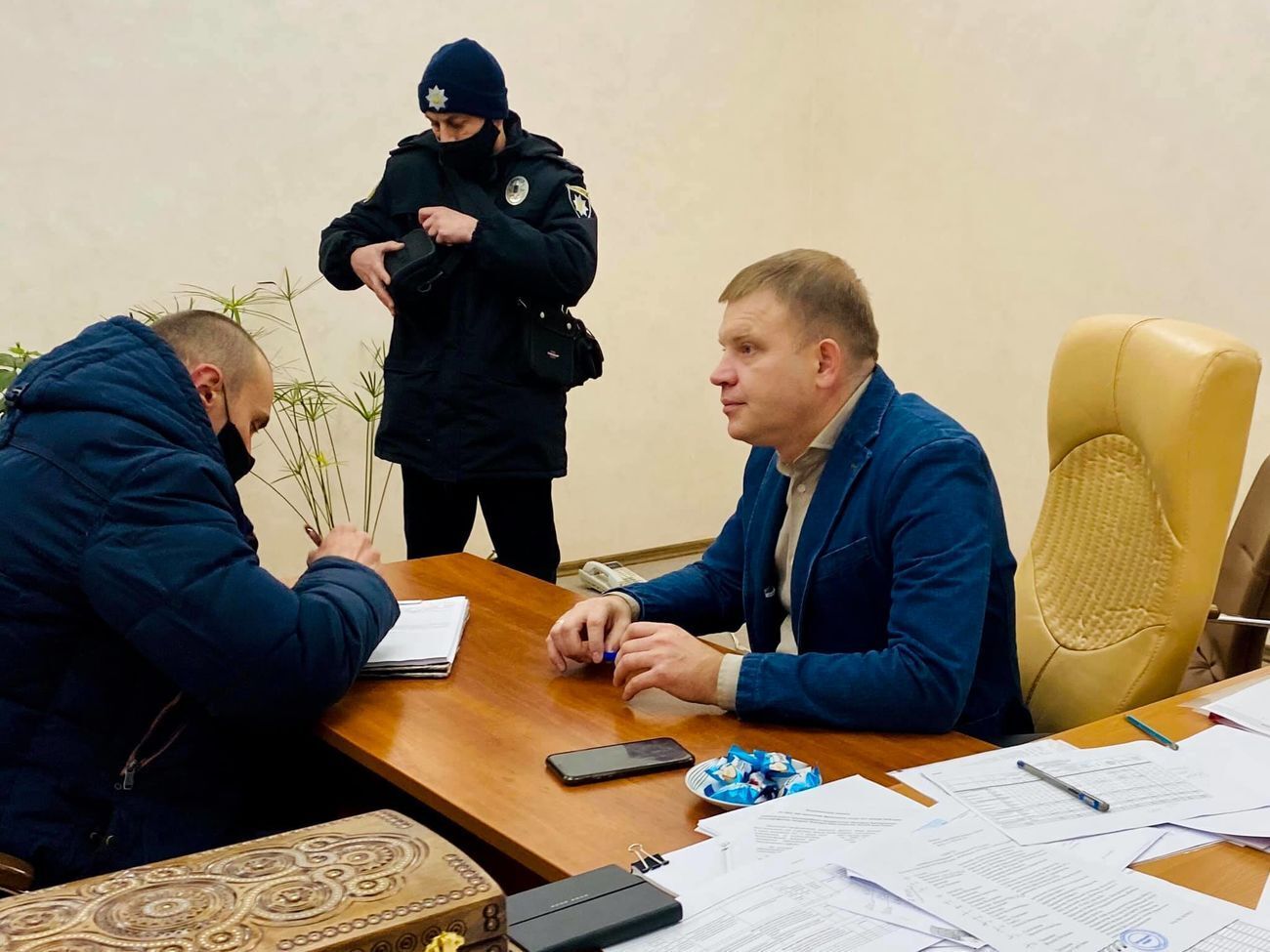 Граждан викликав на місце події поліцію