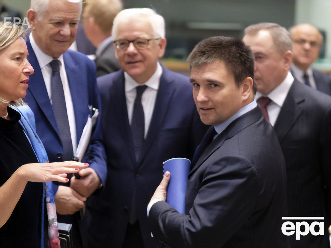 Климкин (cправа): Я думаю, что на самом деле что-то было. И я вам скажу почему: Помпео очень сильно это достало