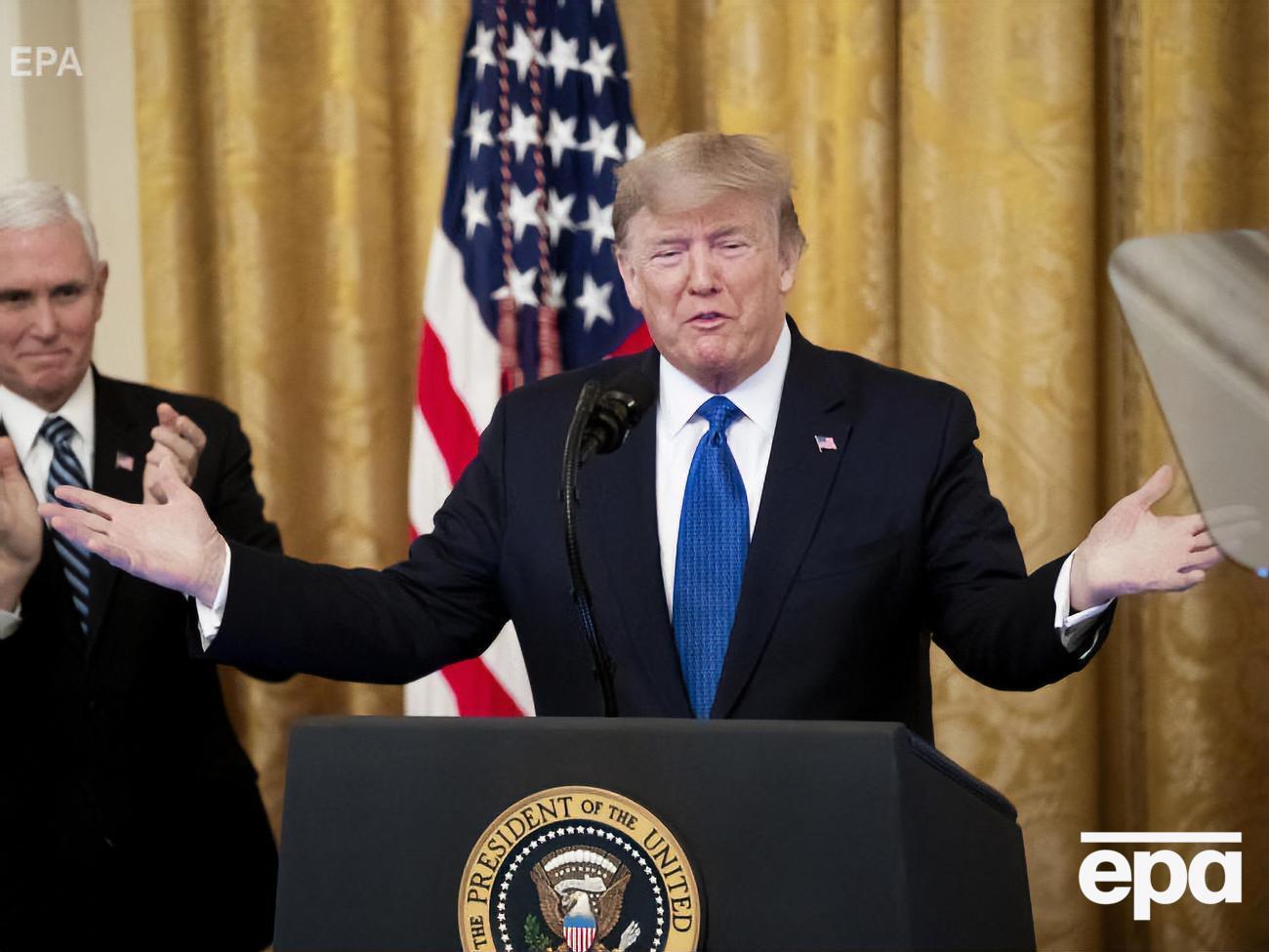 Трамп оприлюднив план близькосхідного врегулювання 28 січня