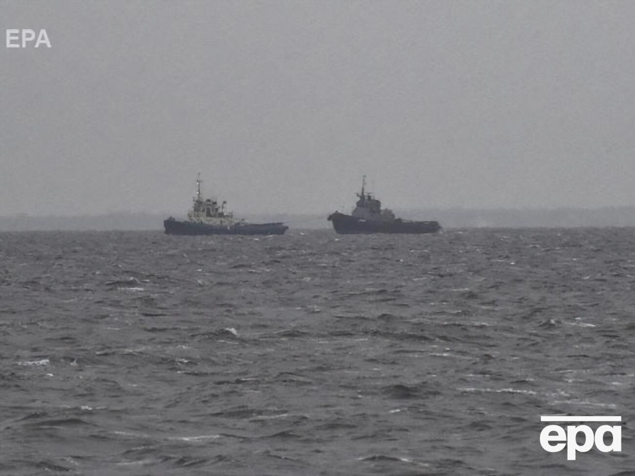 Украинские военные корабли Россия захватила в ноябре 2018 года