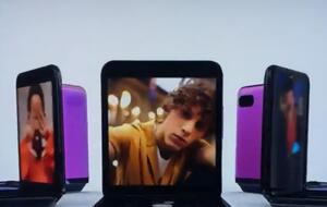 Samsung показала рекламу нового смартфона-раскладушки