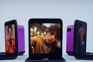 Samsung показала рекламу нового смартфона-розкладачки