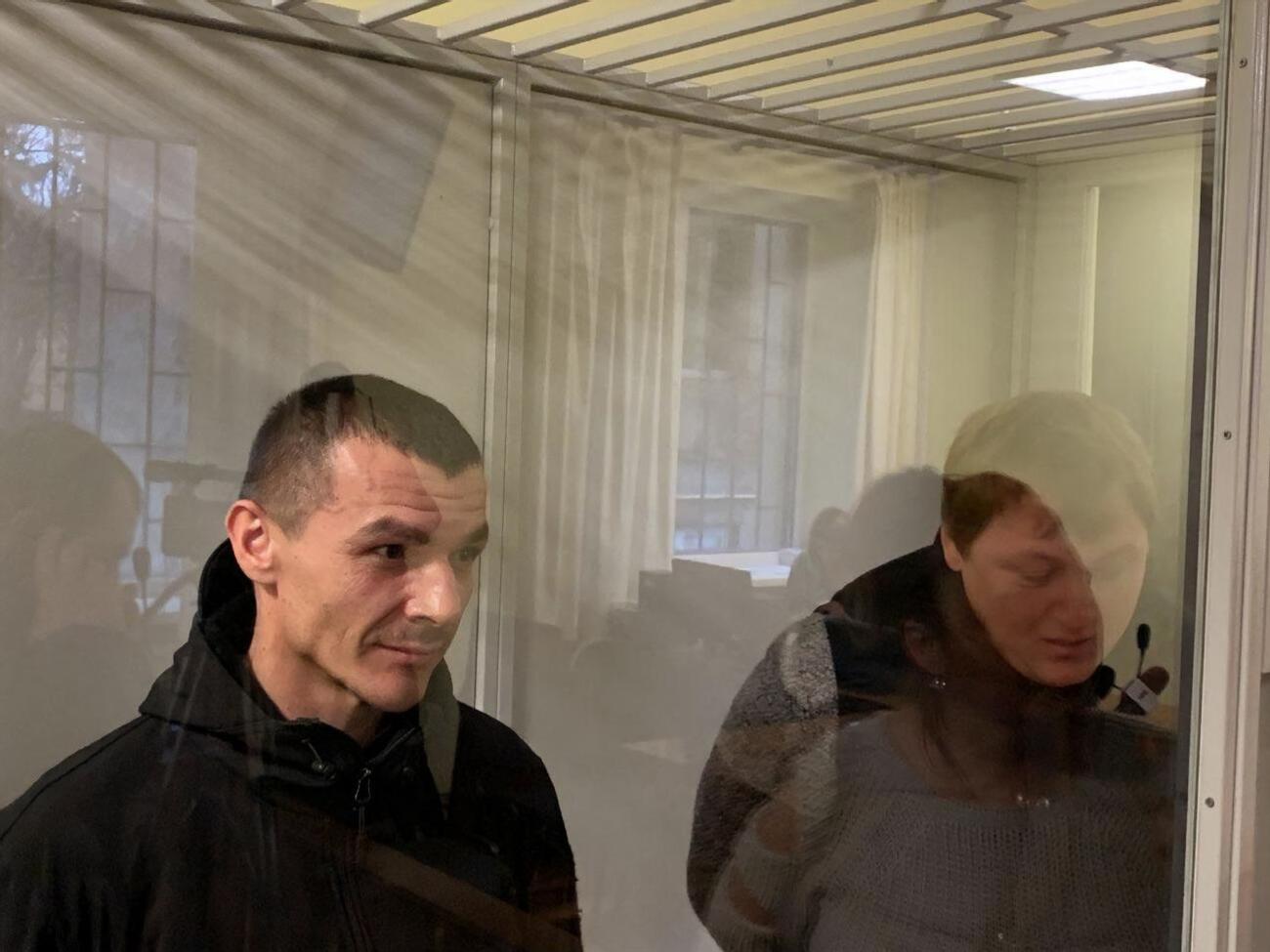 Смоляра (слева) и Дребитко проверяют на причастность к событиям в Мукачево