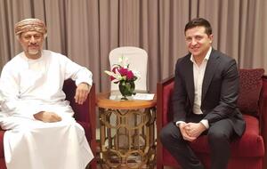 Зеленський (справа) відвідав Оман на початку січня