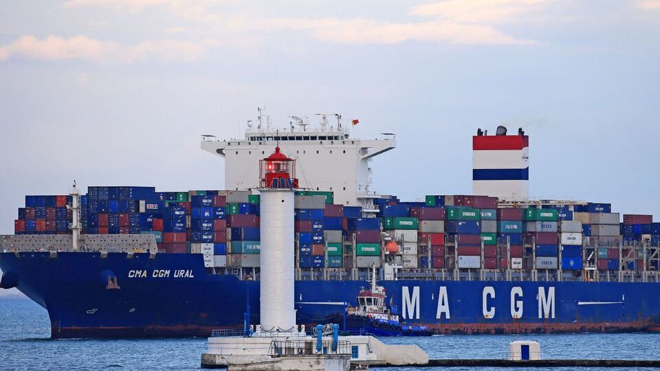 CMA CGM Ural пришвартовался в Одесском морпорту