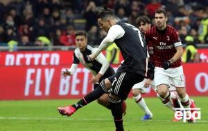 "Ювентус" сыграл с "Миланом" вничью со счетом 1:1