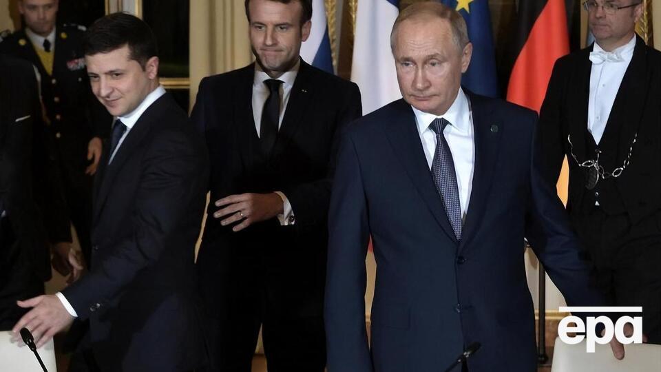 Зеленський і Путін обговорили виконання домовленостей, досягнутих під час нормандського саміту 9 грудня 2019 року в Парижі