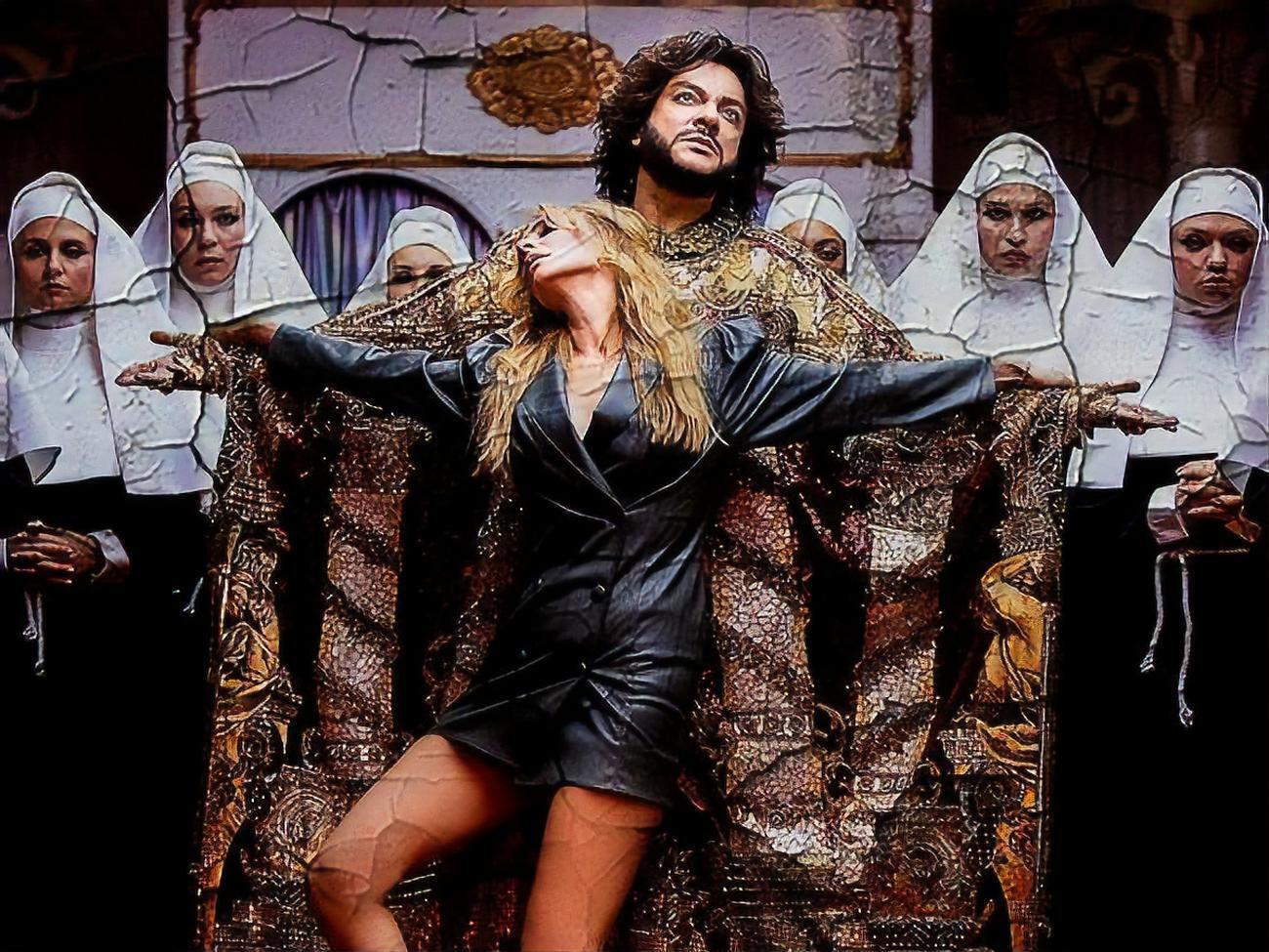 Кіркоров виконав роль священника, якого мучать пристрасті