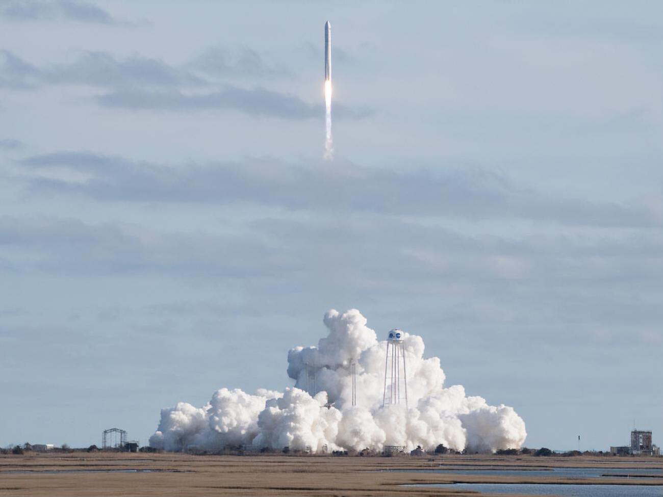 Ракета Cygnus стартовала с острова Уоллопс 15 февраля