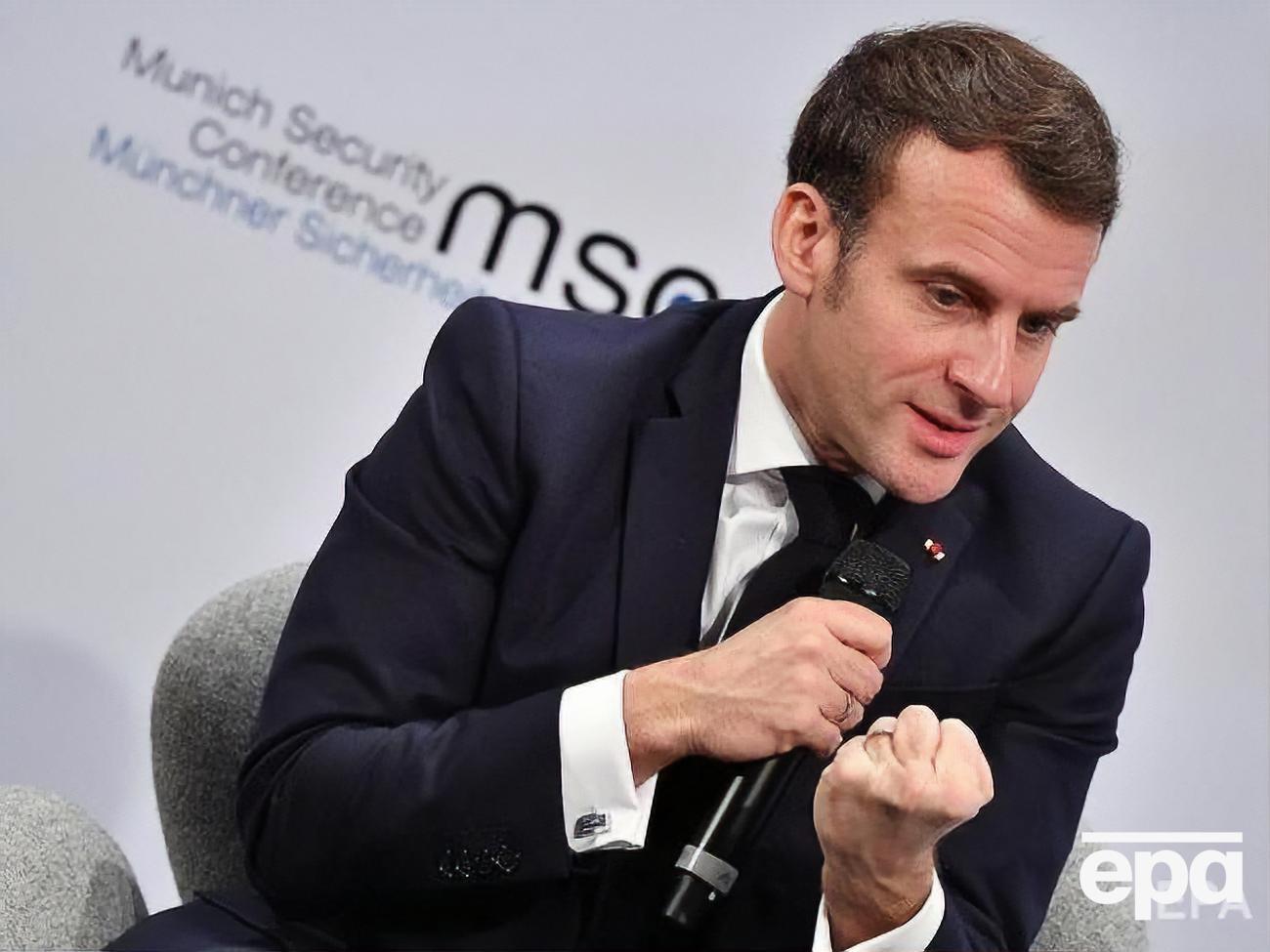 Пристайко впевнений, що заяви Макрона (на фото) спрямовані суто на внутрішнього споживача у Франції