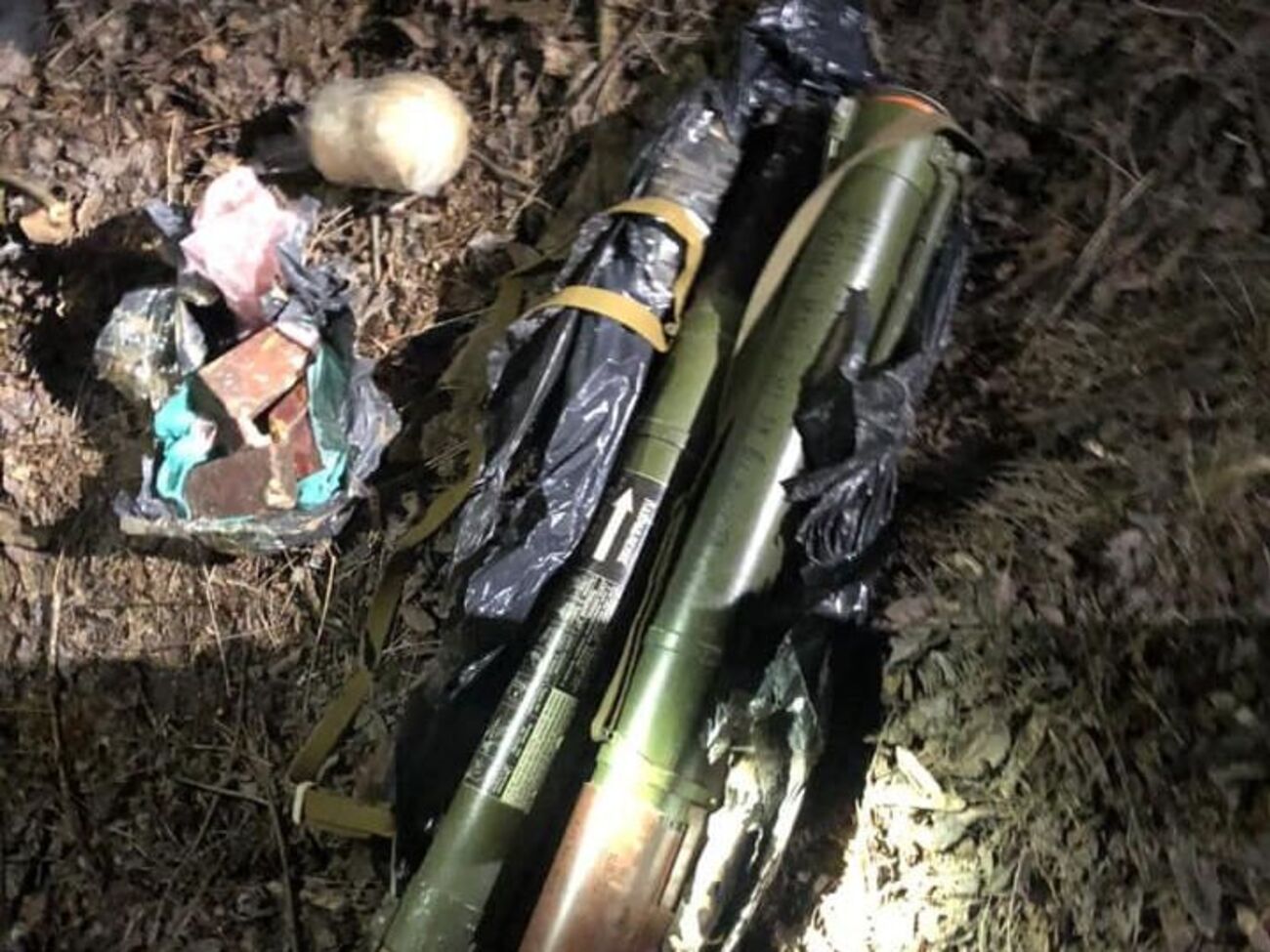 Боєприпаси було&nbsp;загорнуто в поліетиленові пакети
