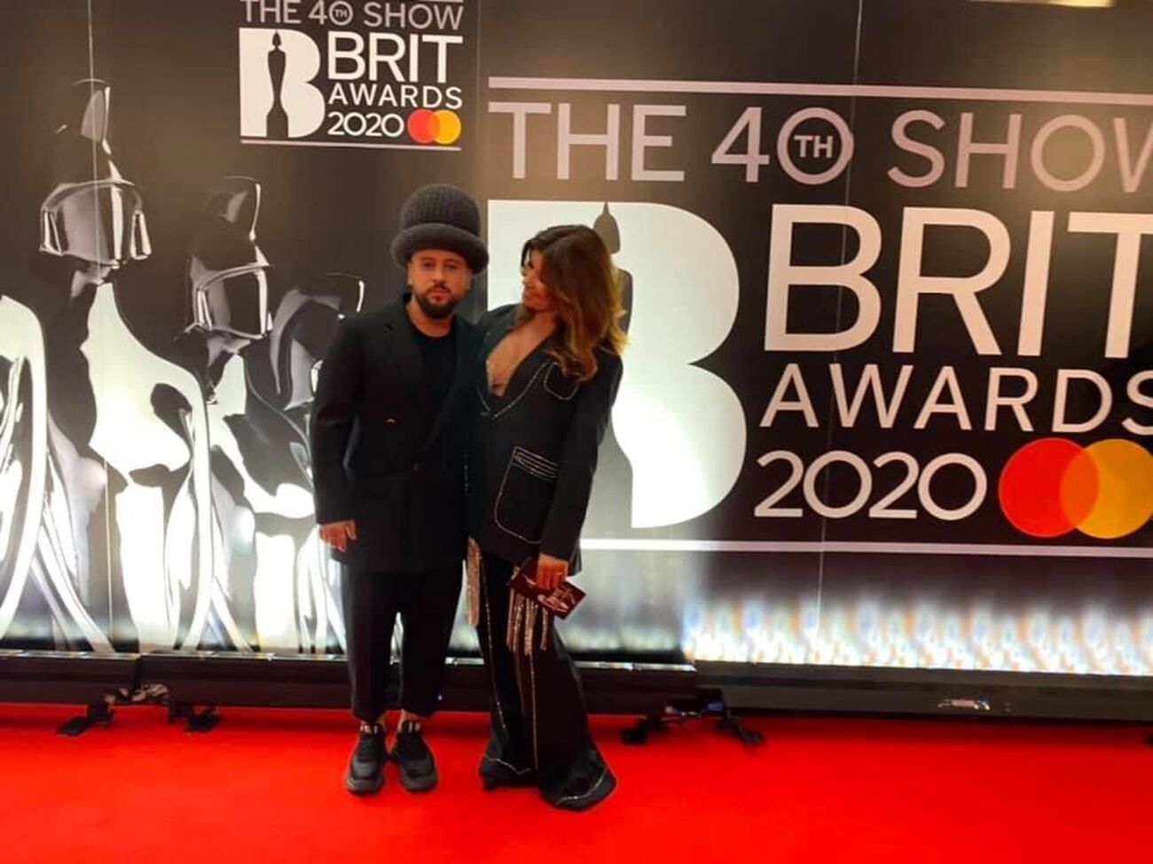 Monatik відвідав церемонію премії Brit Awards 2020 разом із дружиною Іриною