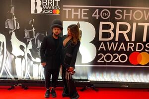 Monatik відвідав церемонію премії Brit Awards 2020 разом із дружиною Іриною