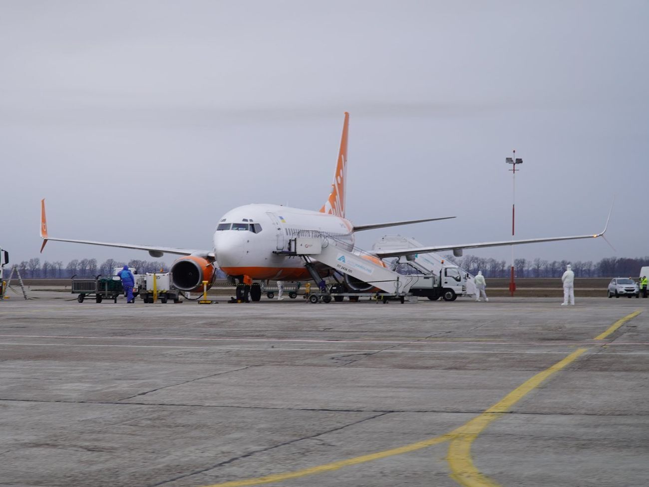 Літак сідав у "Борисполі" на дозаправлення