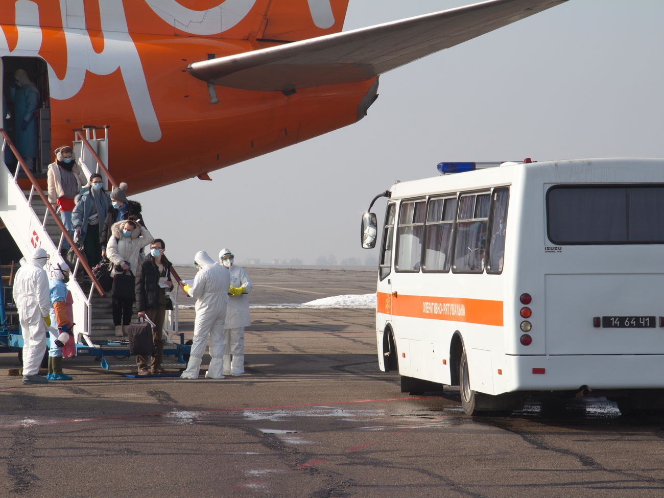 Евакуйовані перебуватимуть у 14-денній обсервації