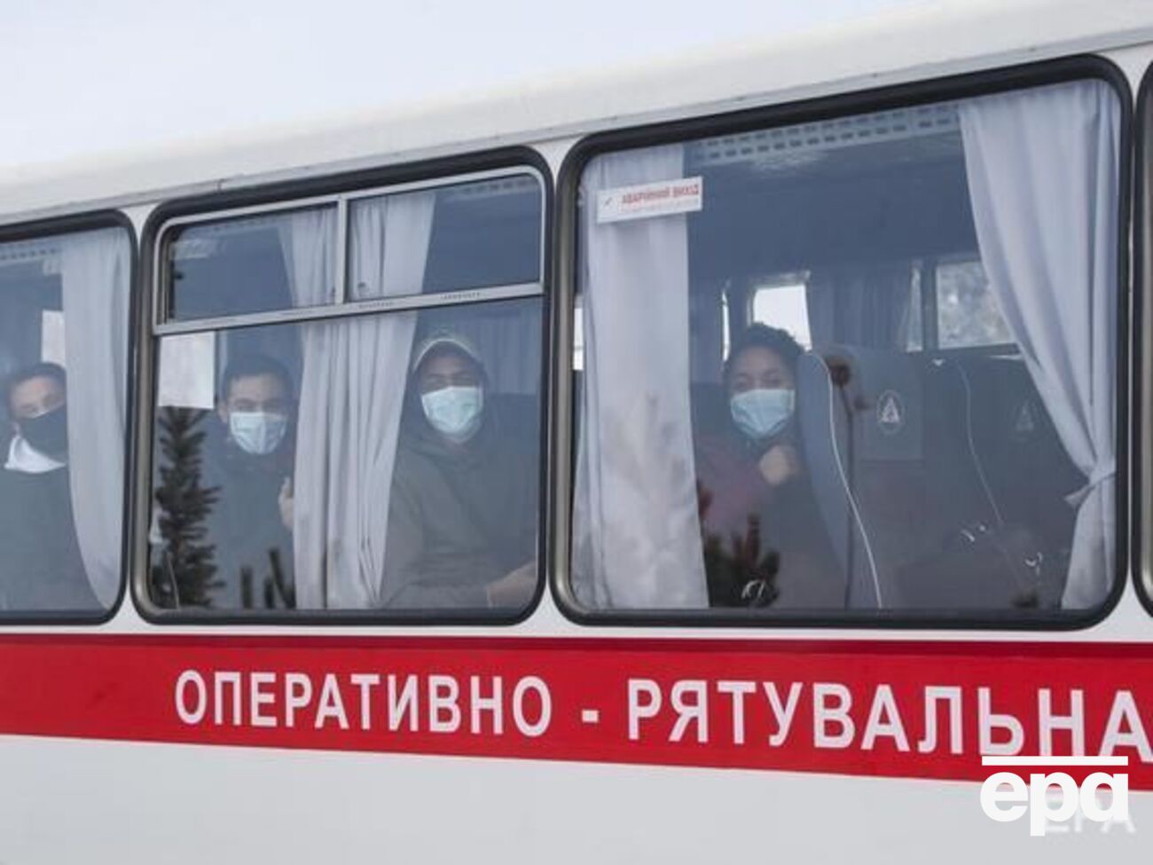 Евакуйовані з Китаю приїхали в санаторій увечері 20 лютого