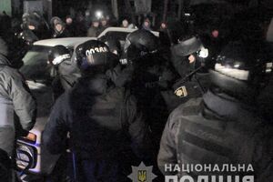 Вечером 20 февраля в Новых Санжарах произошли столкновения