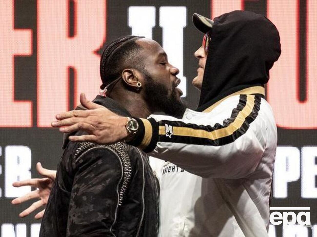 Бій між Вайлдером (ліворуч) і Ф'юрі (праворуч) відбудеться в ніч на 23 лютого