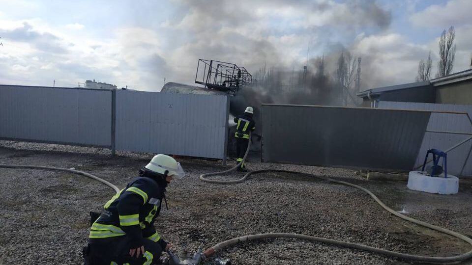 У Херсонській області вибухнула цистерна з парами газу