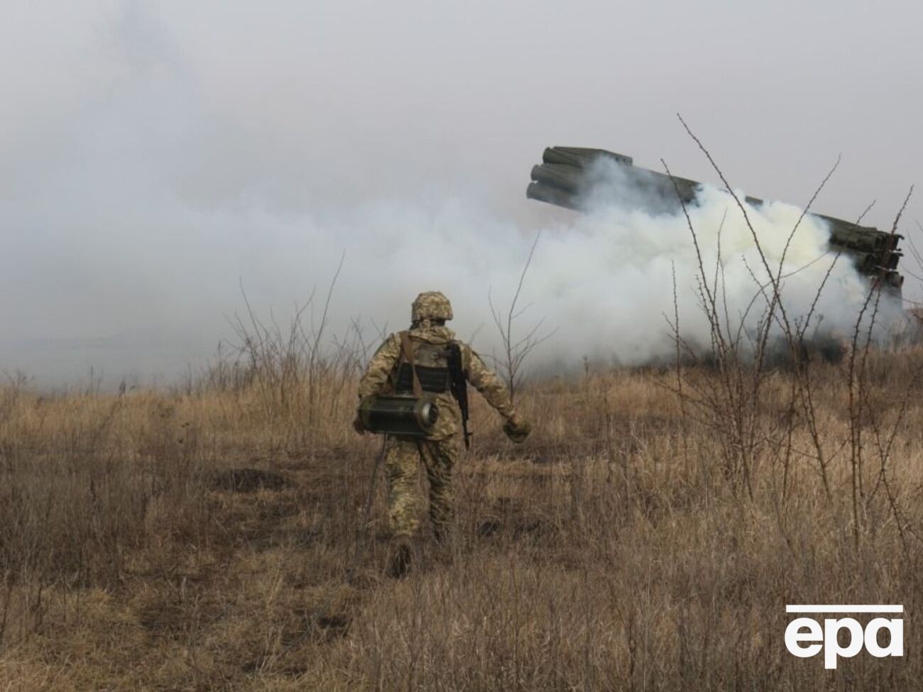 22 февраля украинский военный был ранен в результате взрыва неизвестного устройства
