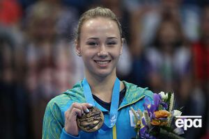 Варінська здобула медаль на різновисоких брусах