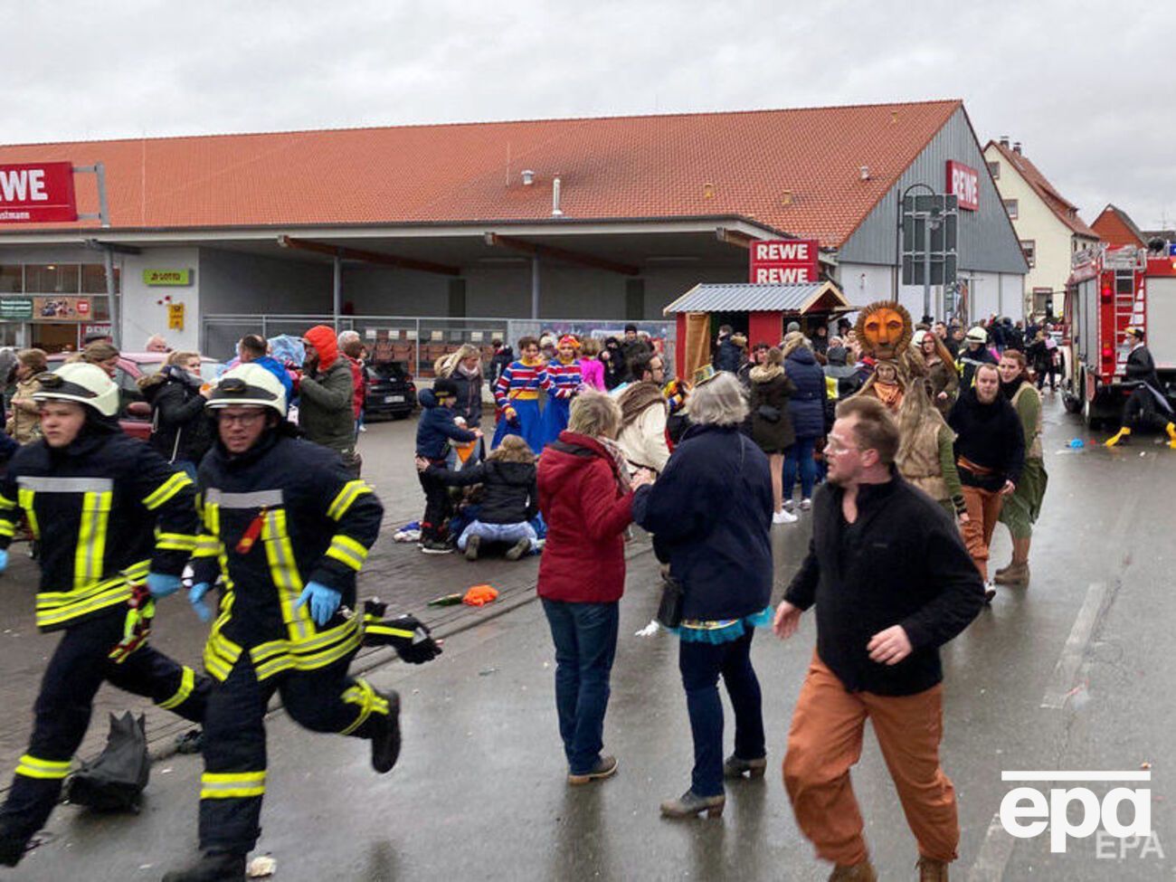 Инцидент произошел во время карнавального шествия