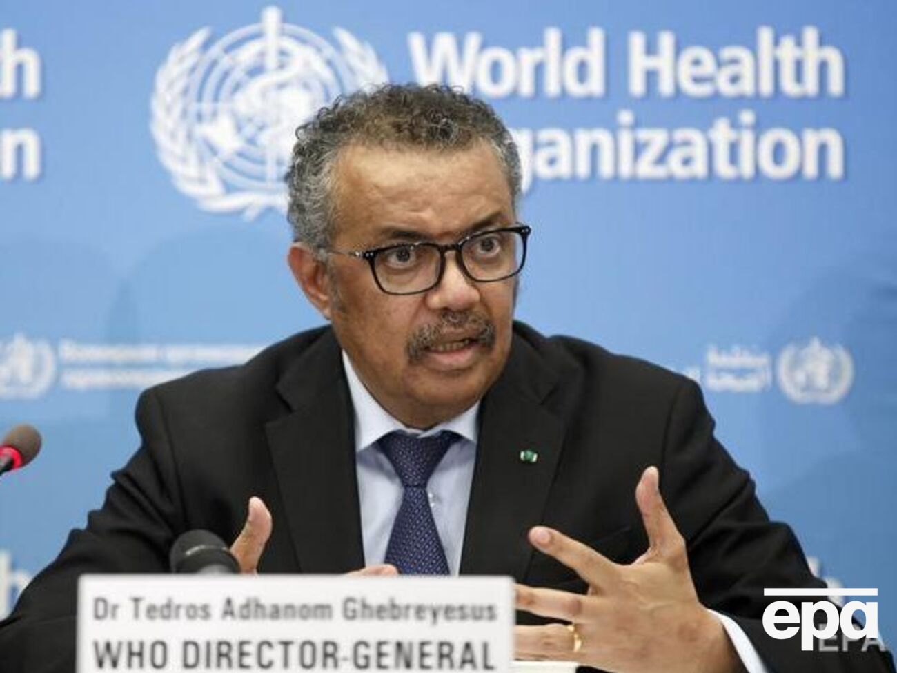Гебрейесус: Речь идет об эпидемии в отдельных странах