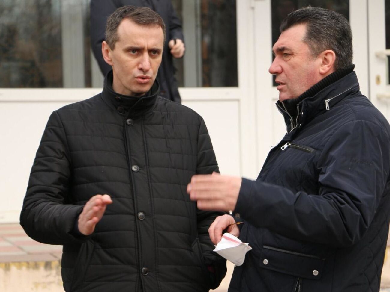 Ляшко (слева) стал главным санитарным врачом Украины