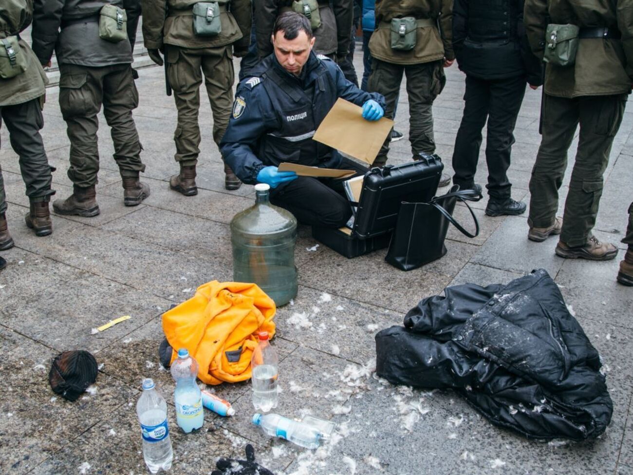 Инцидент произошел перед входом в Офис президента