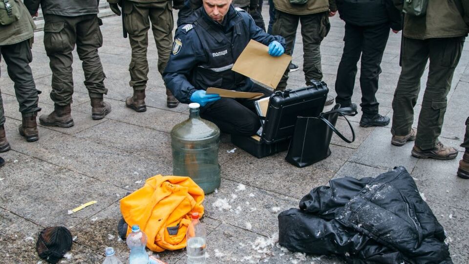 Инцидент произошел перед входом в Офис президента