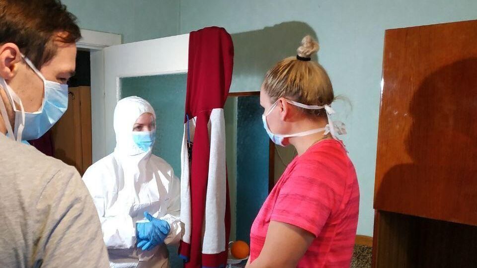 Эвакуированные находятся в Новых Санжарах с 20 февраля