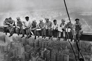 Фотографию "Обед на небоскребе" сделали во время строительства RCA Buildings