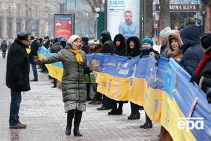 Украинцев опрашивали в январе