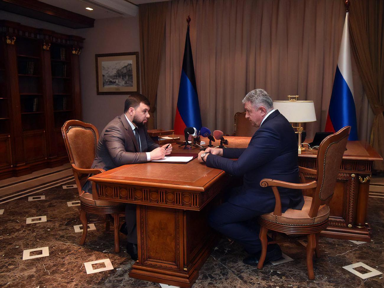 Пушилин провел совещание, на котором Пашков был в качестве "премьер-министра ДНР"