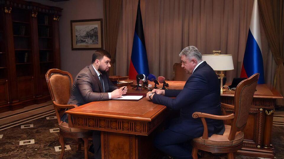 Пушилин провел совещание, на котором Пашков был в качестве "премьер-министра ДНР"
