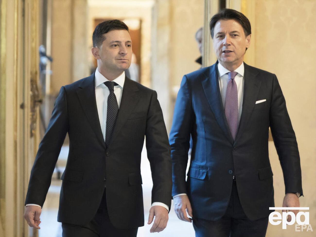 Зеленский и Конте говорили о деле Маркива