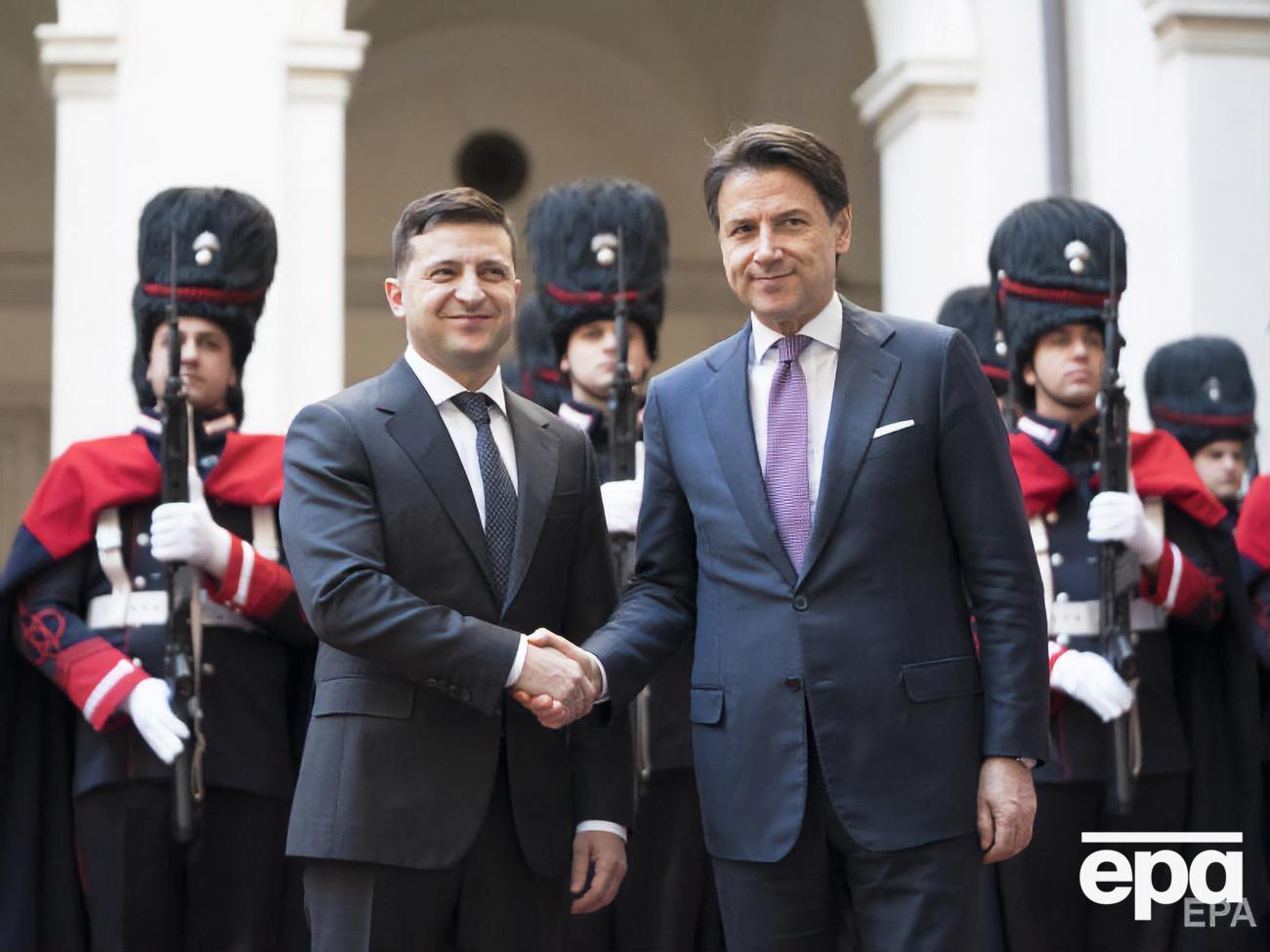 Зеленский ждет реакции от Конте