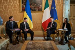 Зеленский встретился с Конте