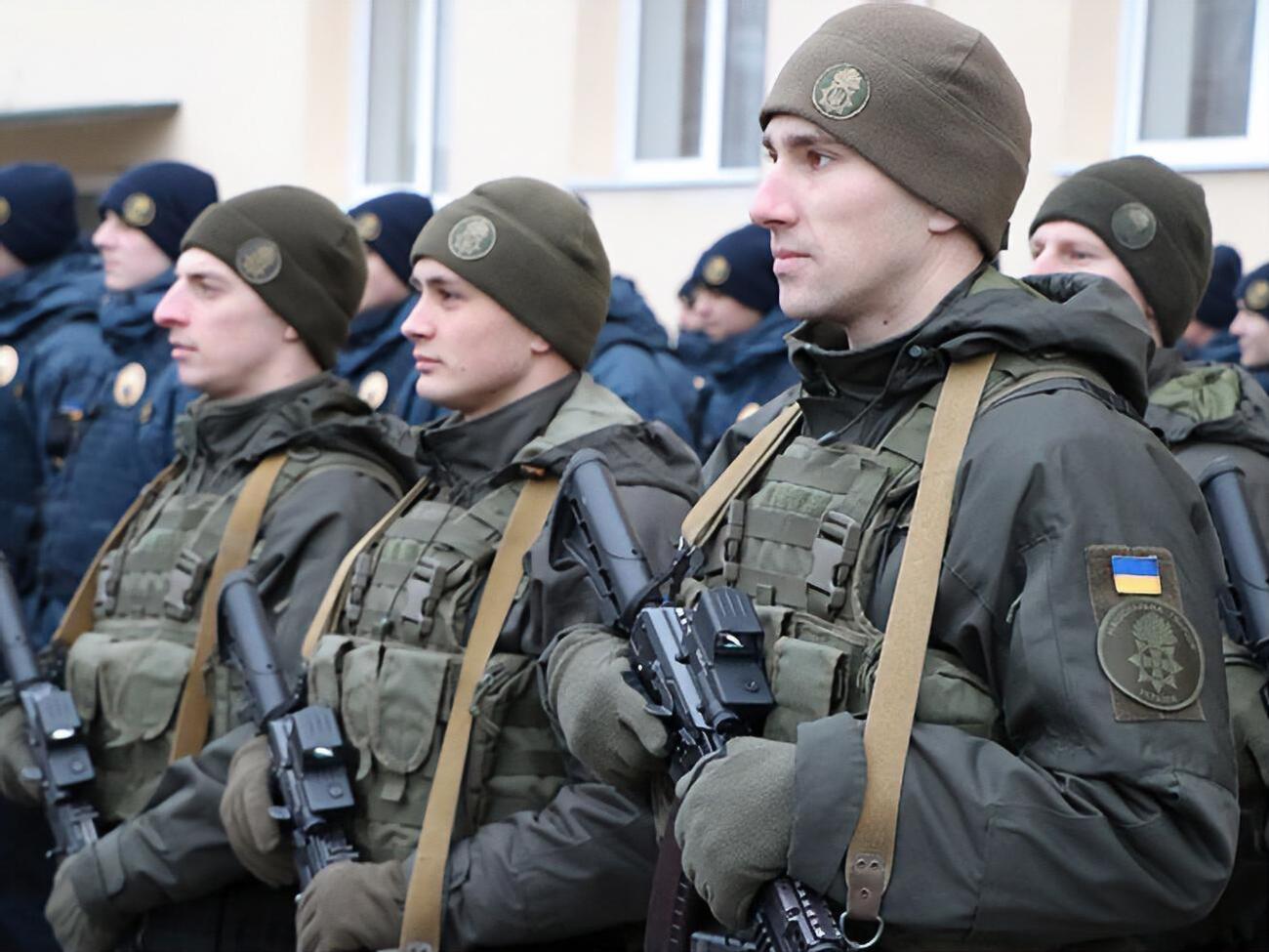 Для охраны общественного порядка в Мукачево прибыли военнослужащие полка оперативного назначения имени Ивана Богуна