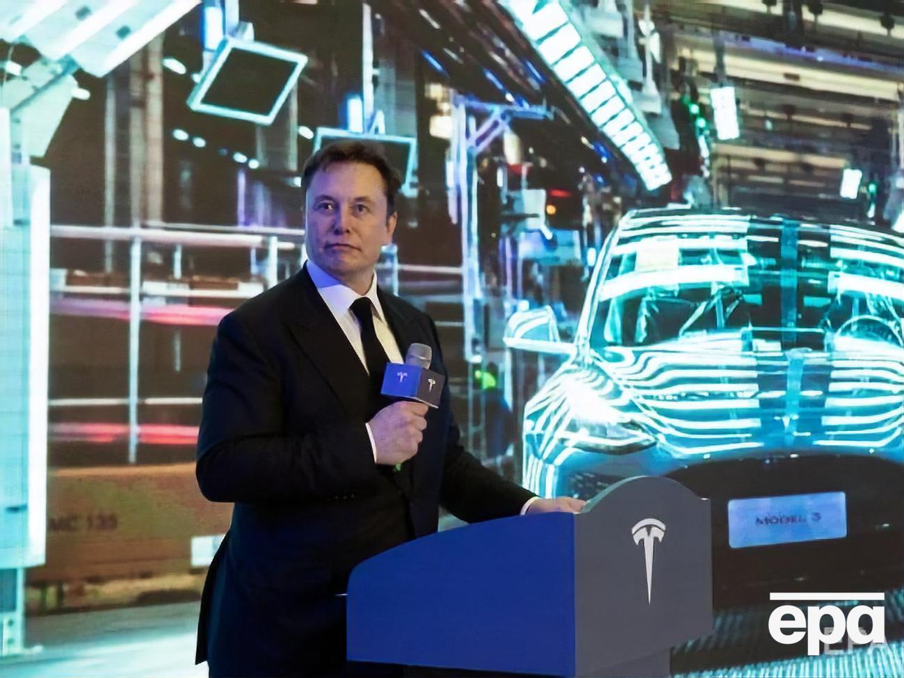 Глава компанії Tesla Ілон Маск за тиждень утратив $9 млрд через падіння вартості акцій його компанії