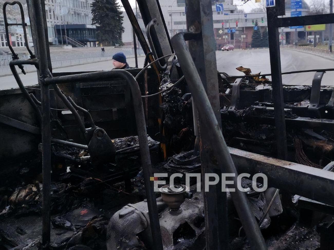 Пожар случился на&nbsp;Соломенской площади в Киеве