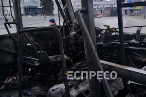 Пожежа сталася на Солом'янській площі в Києві