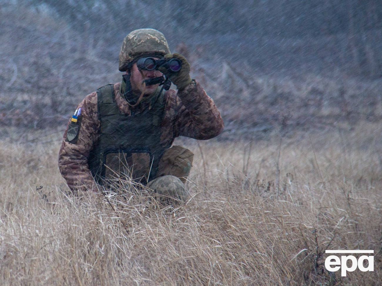 По машине украинских военных стреляли с расстояния в 3500 метров