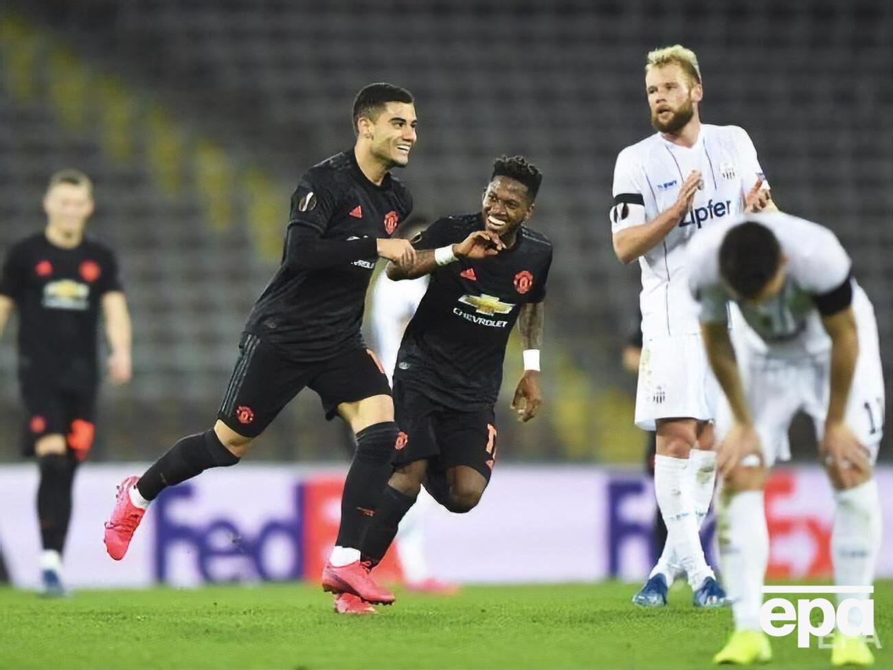 "Манчестер Юнайтед" разгромил ЛАСК со счетом 5:0