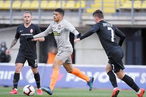 "Заря" победила "Шахтер" со счетом 1:0